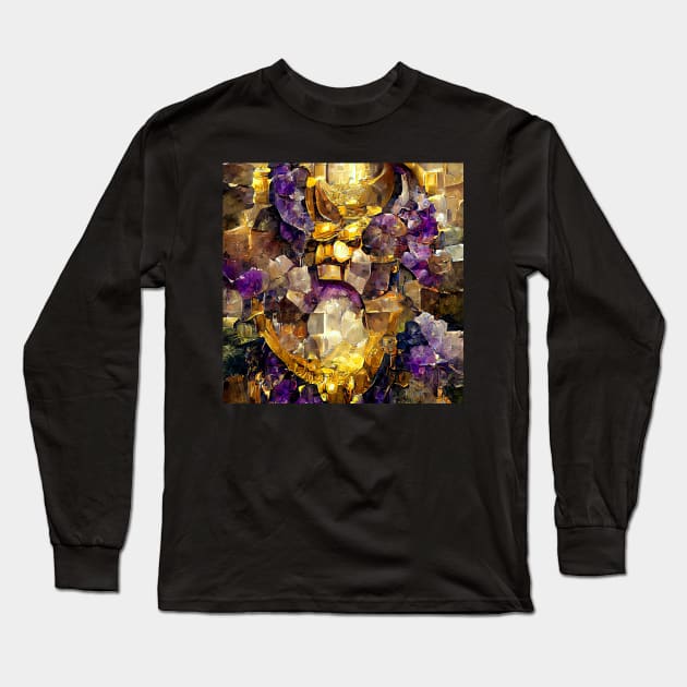 Amethyst Long Sleeve T-Shirt by aklara